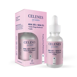 Serum AHA 10% + BHA 2% + Kërpudha Arctic Chaga + Lactic 30 ml