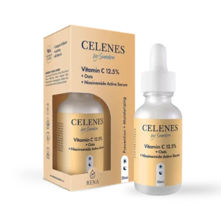 Serum Vitamin C 12.5% ​​+ Tërshërë + Niacinamide 30 ml