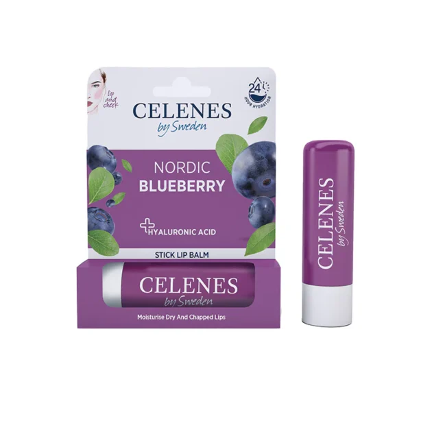 CELENES  Blueberry Stick Lip Balm Lip & Cheek 4.8gr